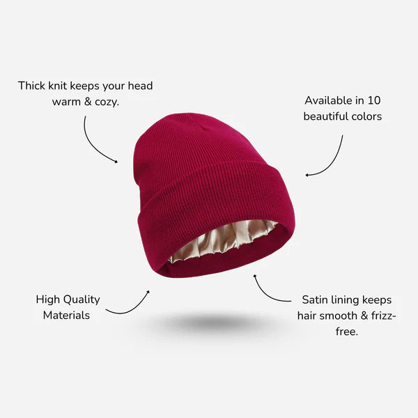 Beanie With Satin